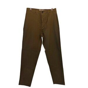 Department Five Mens George Trousers Army Green Slim Fit Size 30 Made In Italy